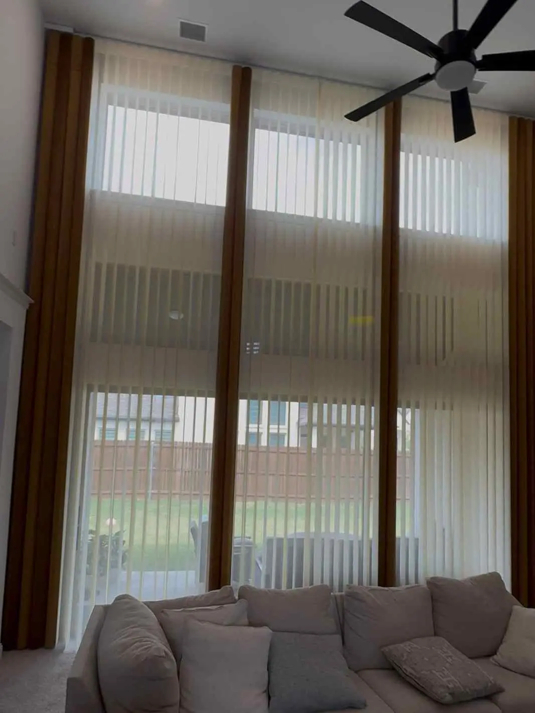Dream Blinds custom window treatment by Charm Curtain